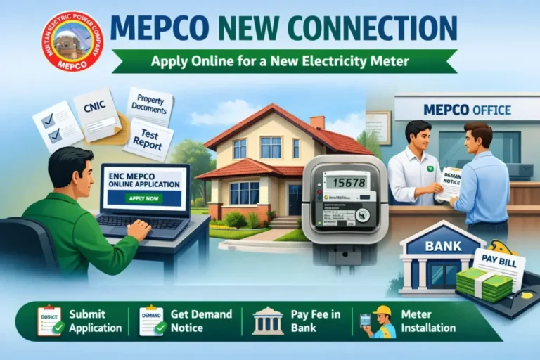 mepco new connection apply online 2025