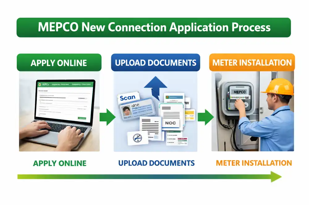 mepco new connection. 2